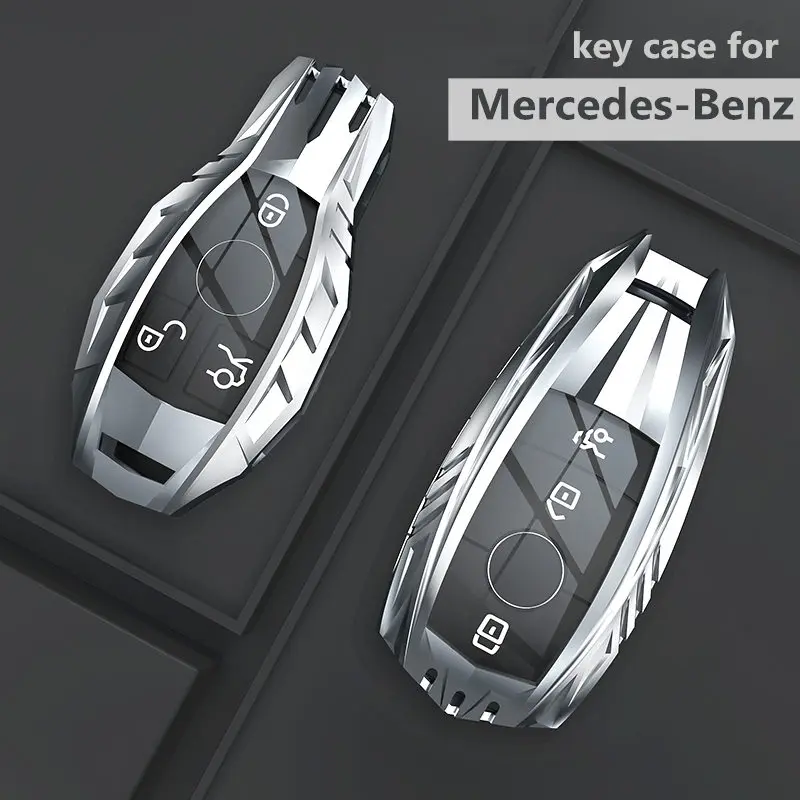 

Key Case Cover for Mercedes Benz CLS CLA GL R SLK AMG A B C S Class W204 W205 W176 W212 W213 Remote Fob Holder Accessories