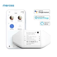 meross wi fi diy smart switch wireless remote control smart home light module voice control for alexa google home smartthings