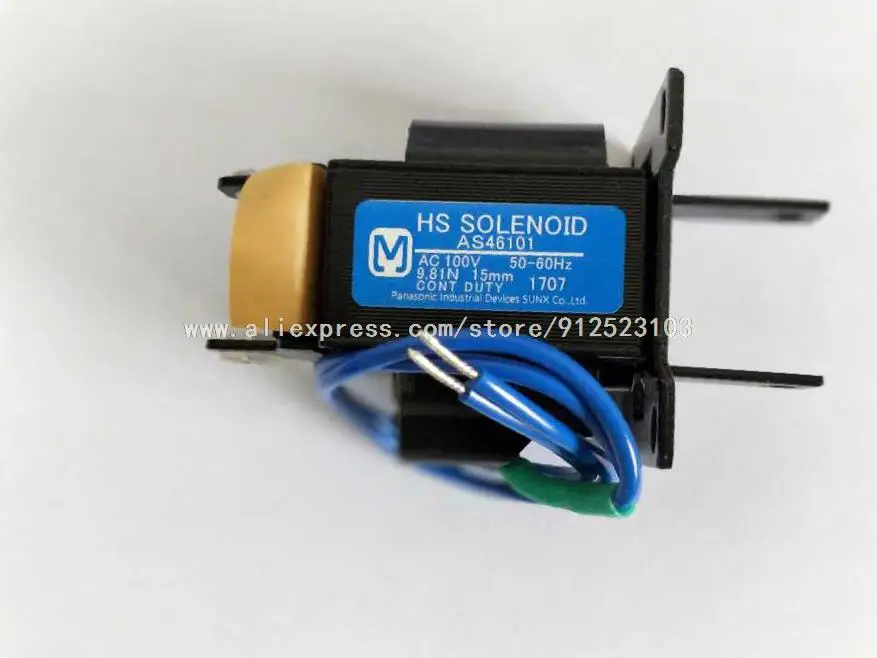 

Traksi Elektromagnet Gunting Elektromekanis HS SOLENOID AS46101 AC100V 9.81 N 15 Mm