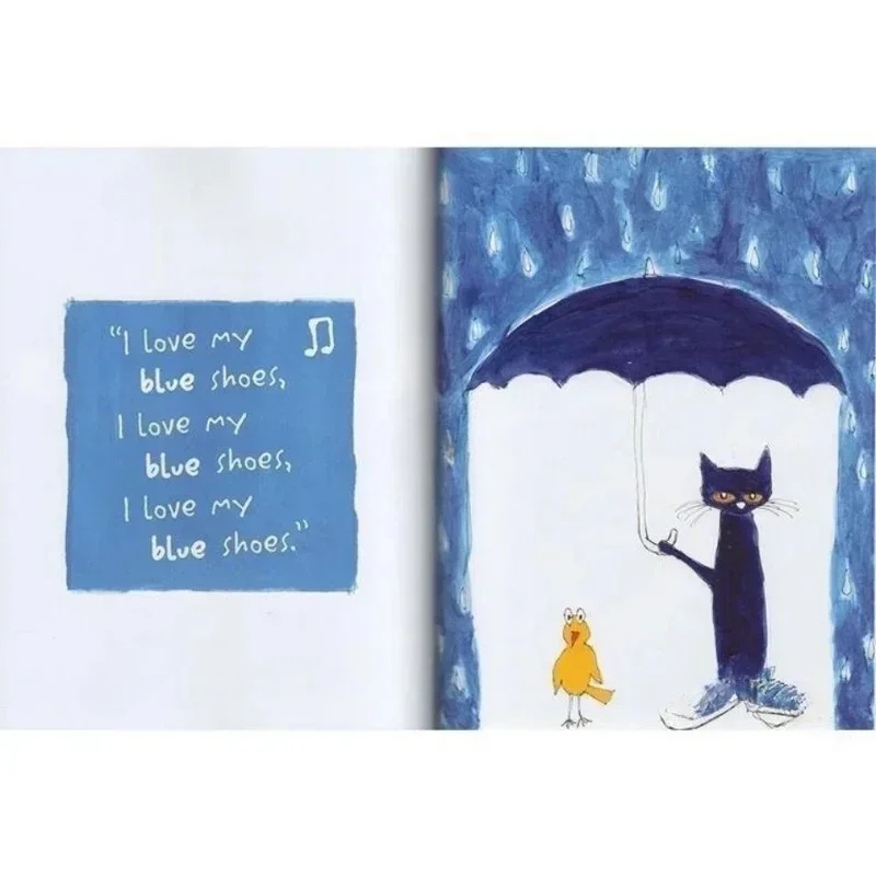 Pete The Cat I Love My White Shoes книга с картинками на английском языке раннее обучение