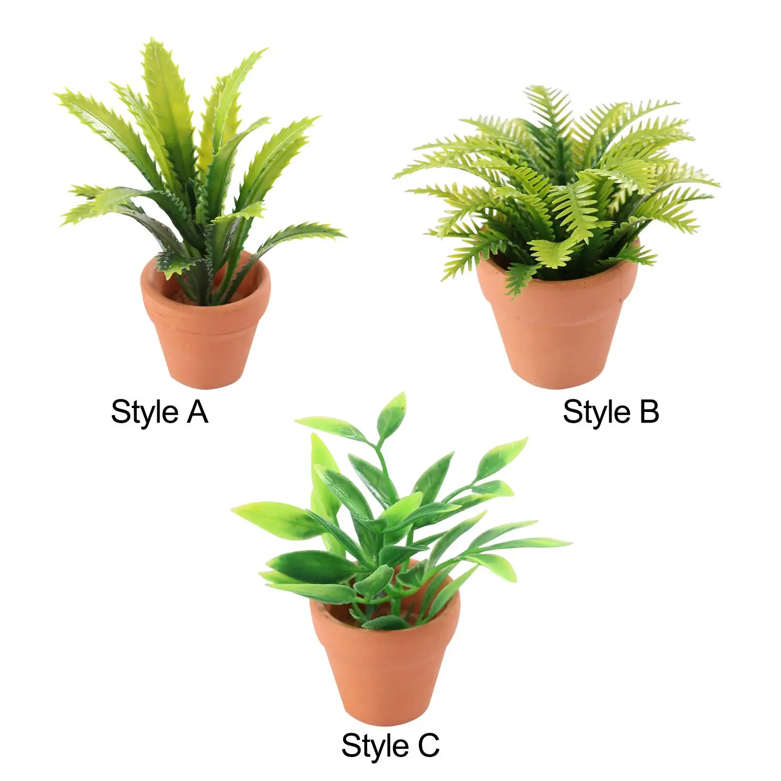 

Искусственная мини-модель кукольного домика, модель бонсая, украшения для гостиной комнаты 1/12, декоративные принадлежности