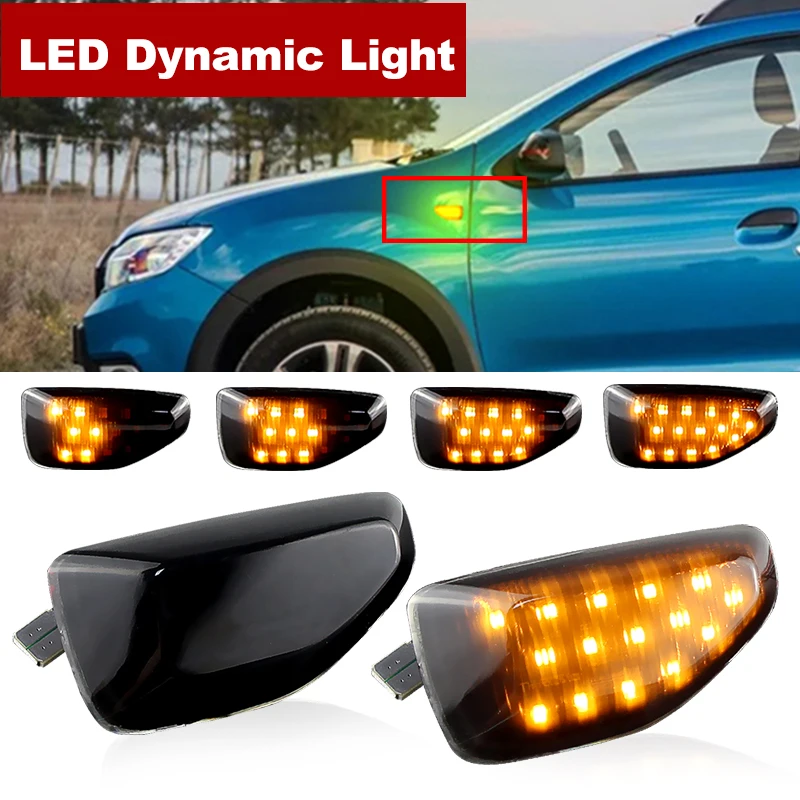 2шт OEM # 261601801 R светодиодный повторитель указателей поворота боковой габаритный