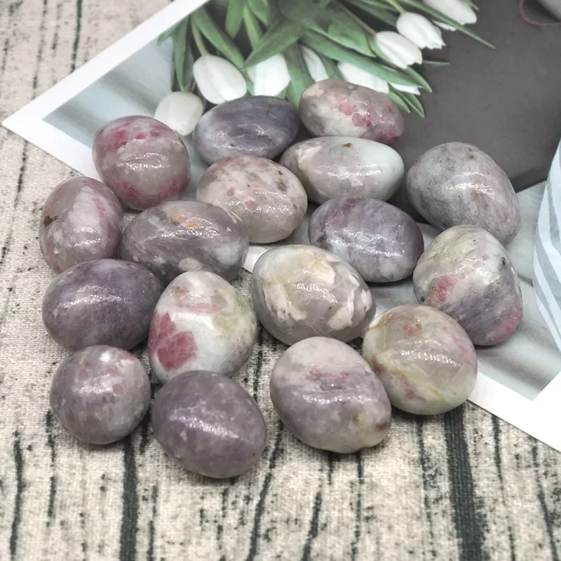 

Round Pink Tourmaline Bulk Tumbled Stone Gravel Specimen Healing Crystals Mineral Gemstone Aquarium Home Decoration Gift