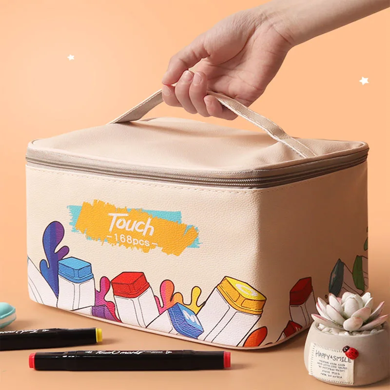 Student Portable Leather Bag Waterproof And Durable