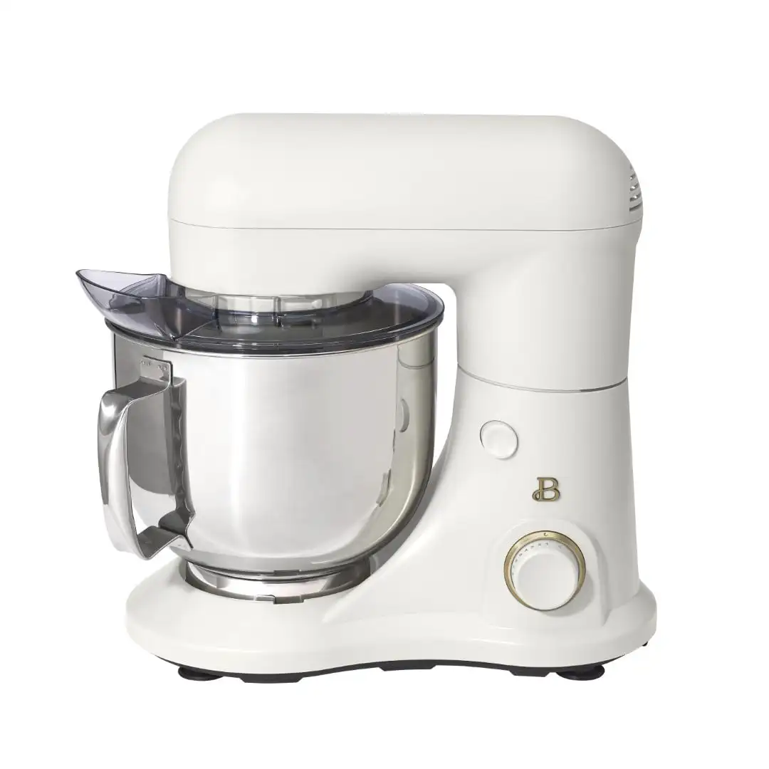 

5.3QT Capacity Lightweight Powerful Tilt-Head Stand Mixer, White Icing by Drew Barrymore