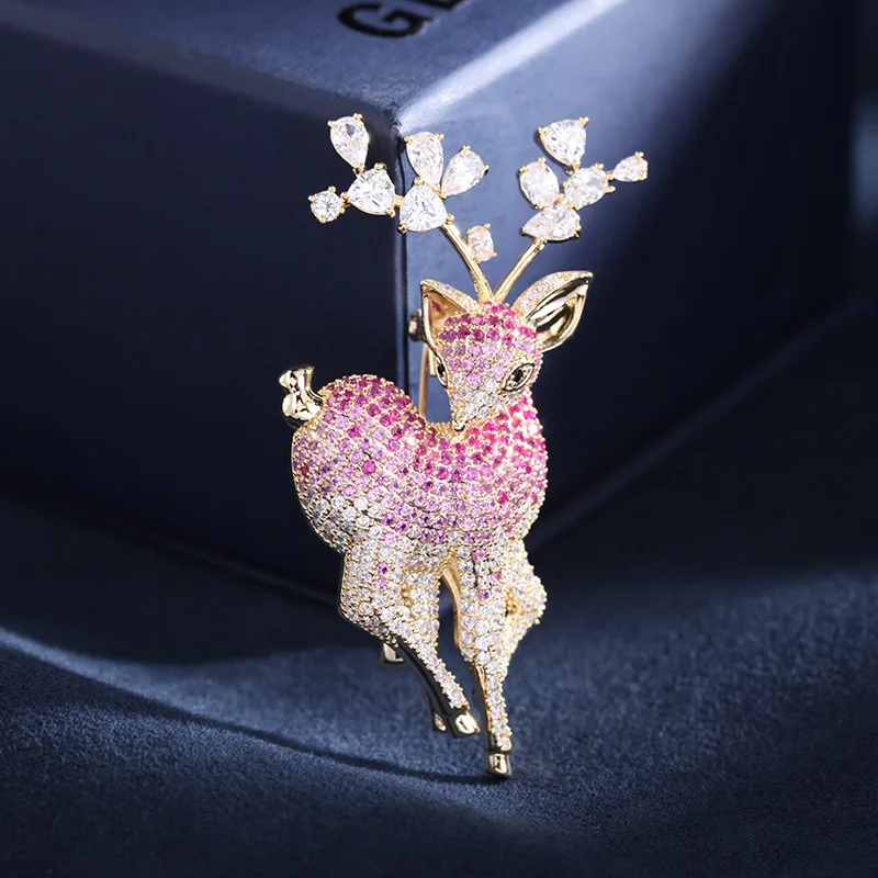 

Cute, Personalized, High-end and Creative Deer Brooch