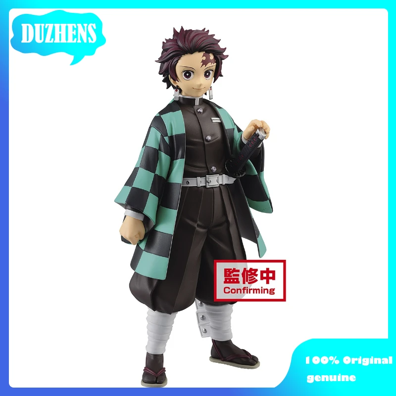 

100% Original: Anime Demon Slayer Kamado Tanjirou 24cm PVC Action Figure Anime Figure Model Toys Figure Collection Doll Gift
