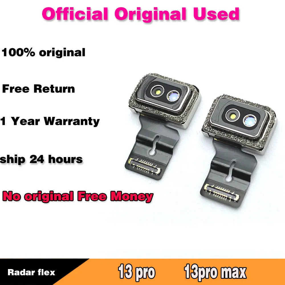 

100% Original Used For iPhone 13 Pro Max 13P Radar Lidar Canner Sensor Antenna Flex Cable