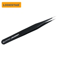 lodestar stainless steel tweezers set maintenance tools industrial precision curved straight tweezers repair tools