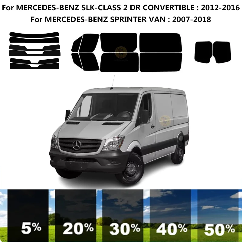 

Precut nanoceramics car UV Window Tint Kit Automotive Window Film For FREIGHTLINER SPRINTER SERIES VAN 2007-2016