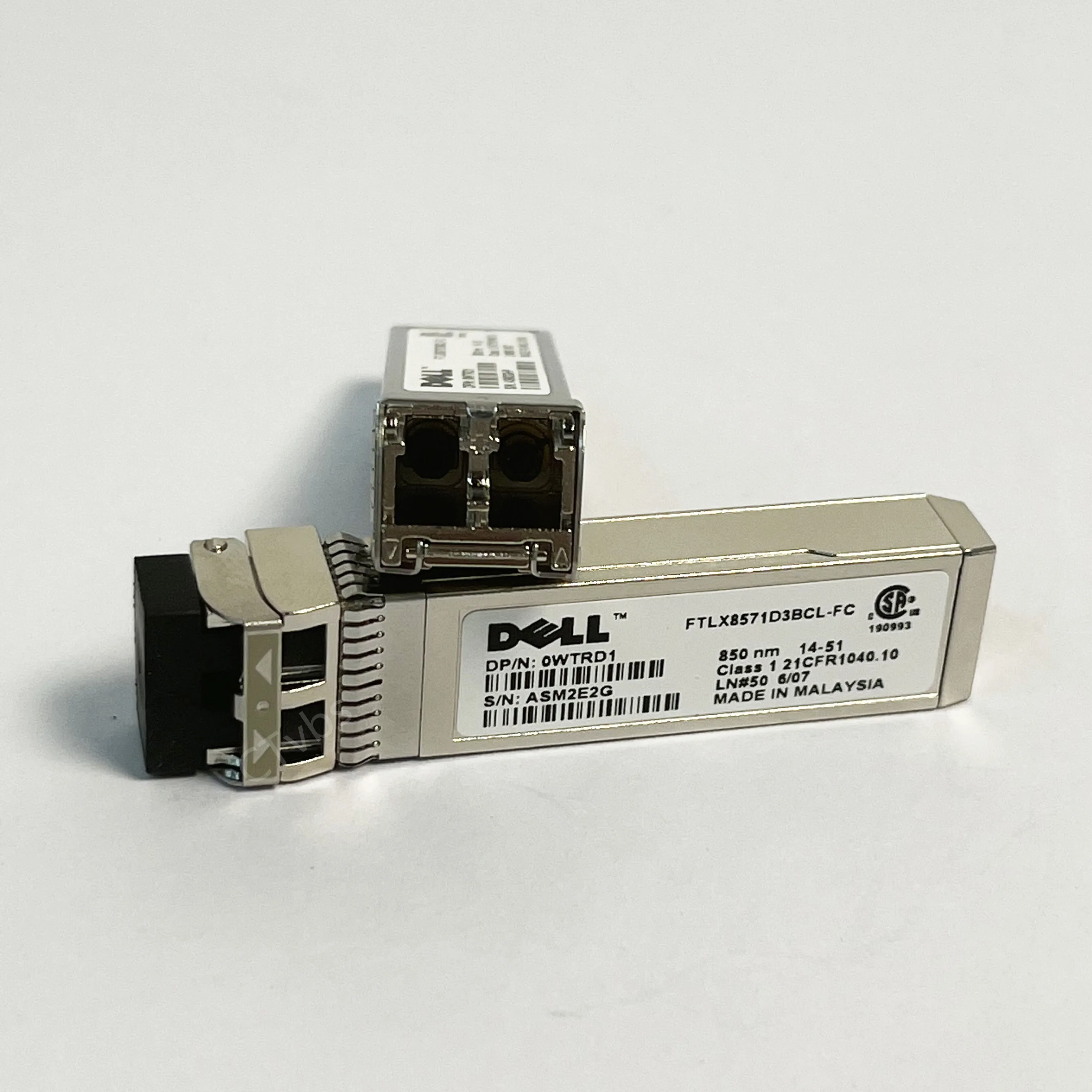 DELL WTRD1 10G SFP FTLX8571D3BCL-FC N743D SR 850nm Fiber Optic Transceiver Module