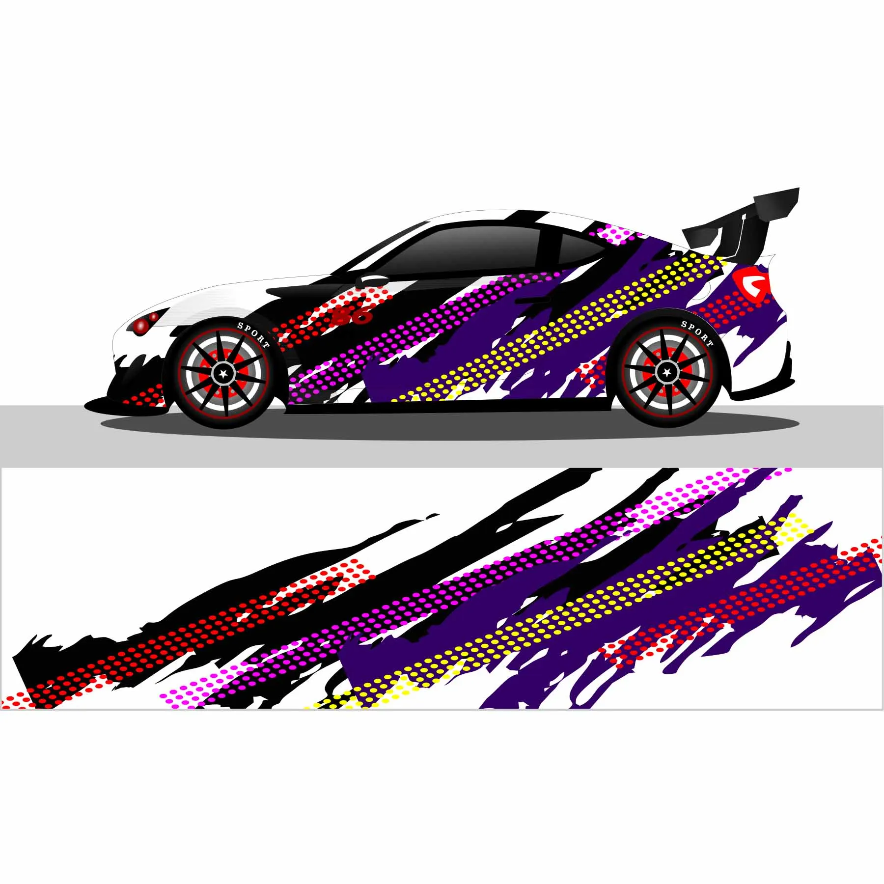 

Крутые наклейки, автомобильная наклейка с полным покрытием, автомобильная наклейка, декоративная графическая наклейка с резным кузовом дл...