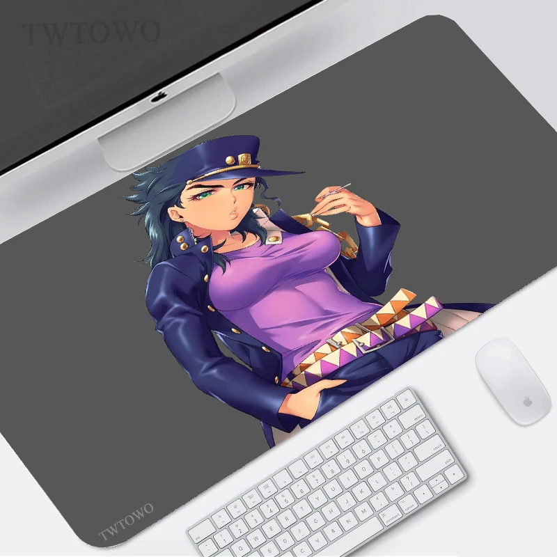 

Коврик для мыши Jojo's невероятный, геймерский, XL, новый компьютерный коврик для мыши XXL, противоскользящий мягкий коврик, Офисный Компьютерный...