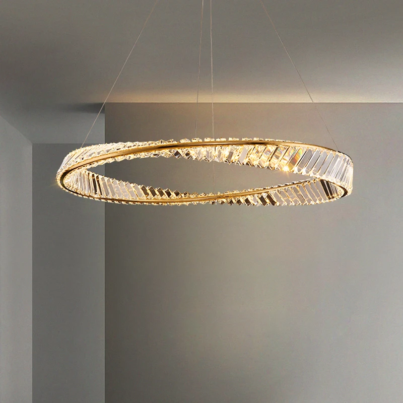 

Led Art Chandelier Pendant Lamp Light Modern Lustre Crystal Lighting Living Room Decor Dining APP Dimmable Hanging Fixtures