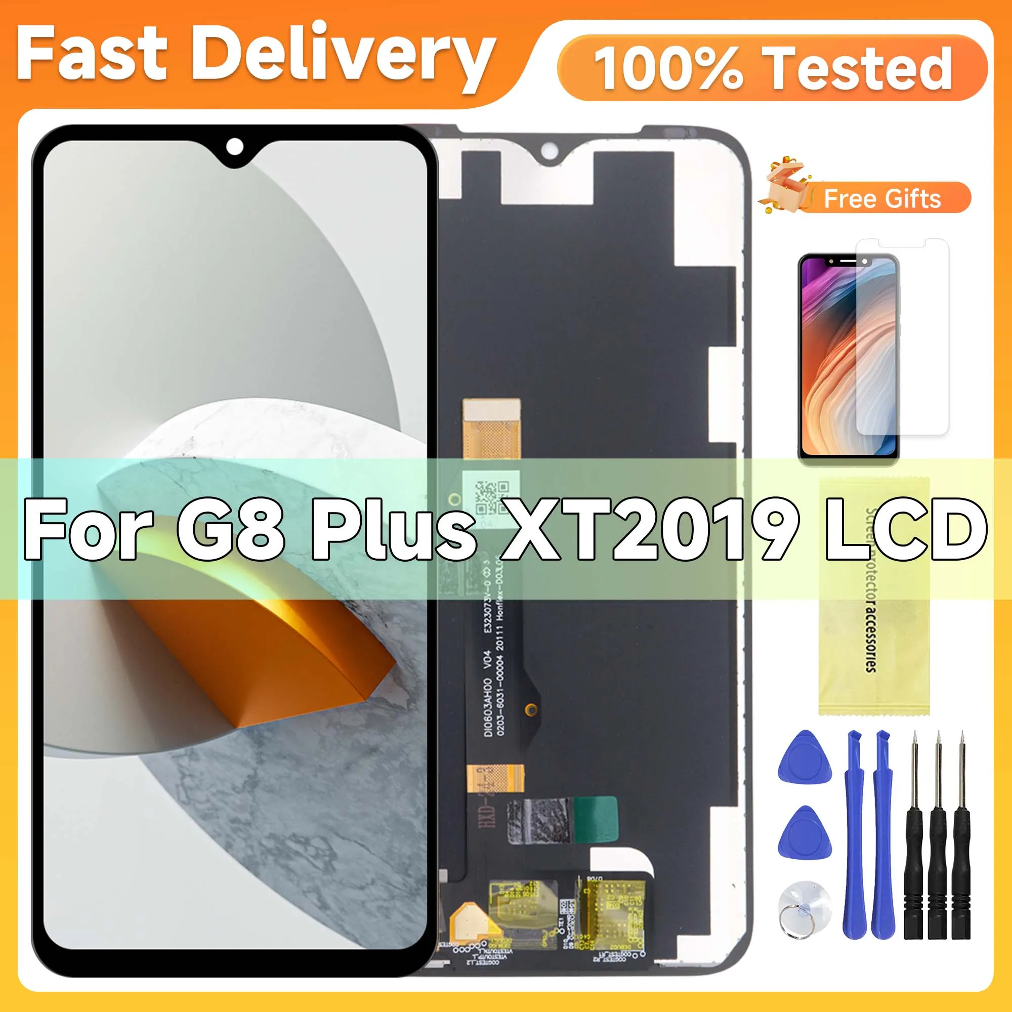 Для Motorola Moto G8 Plus XT2019 XT2019-2 ЖК-дисплей дигитайзер сенсорного экрана в сборе для G8Plus