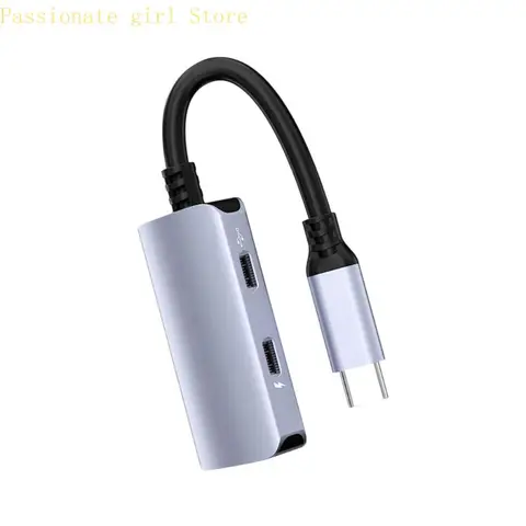 Конвертеры-концентраторы USB C 87HA для дисплеев AR, 4K, 60 Гц, 65 Вт, быстрая зарядка для игр