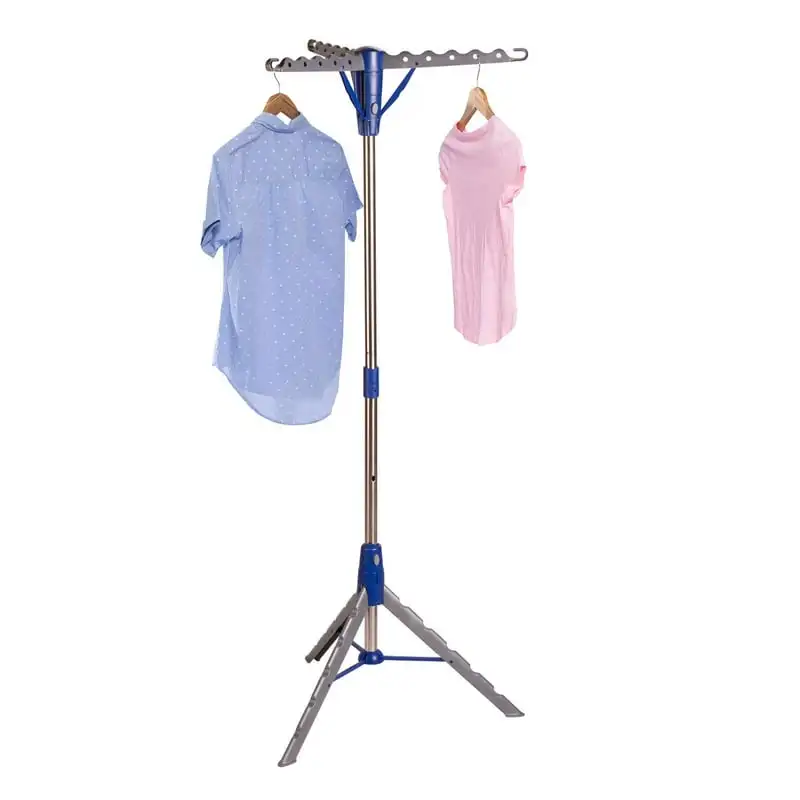 

Can Do Collapsible Tripod Clothes Drying Rack, Blue Organizers storage Clothes storage organizer Hamper Bathroom organizer and s