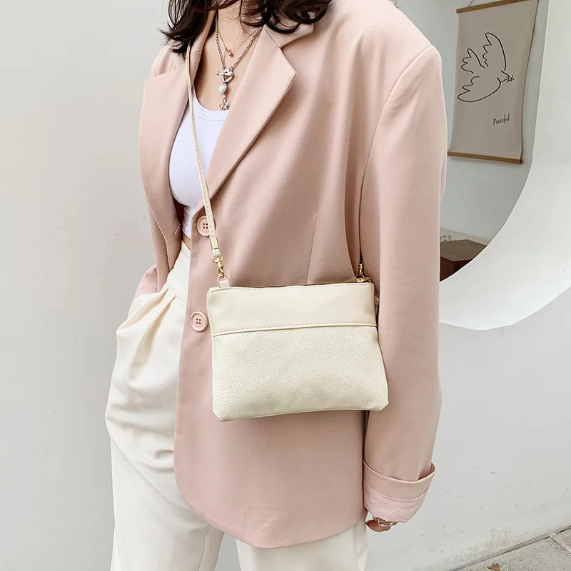 Korean fashion women's handbag 2021 new women's handbag trend single shoulder bag net red ins foreign style envelope bag