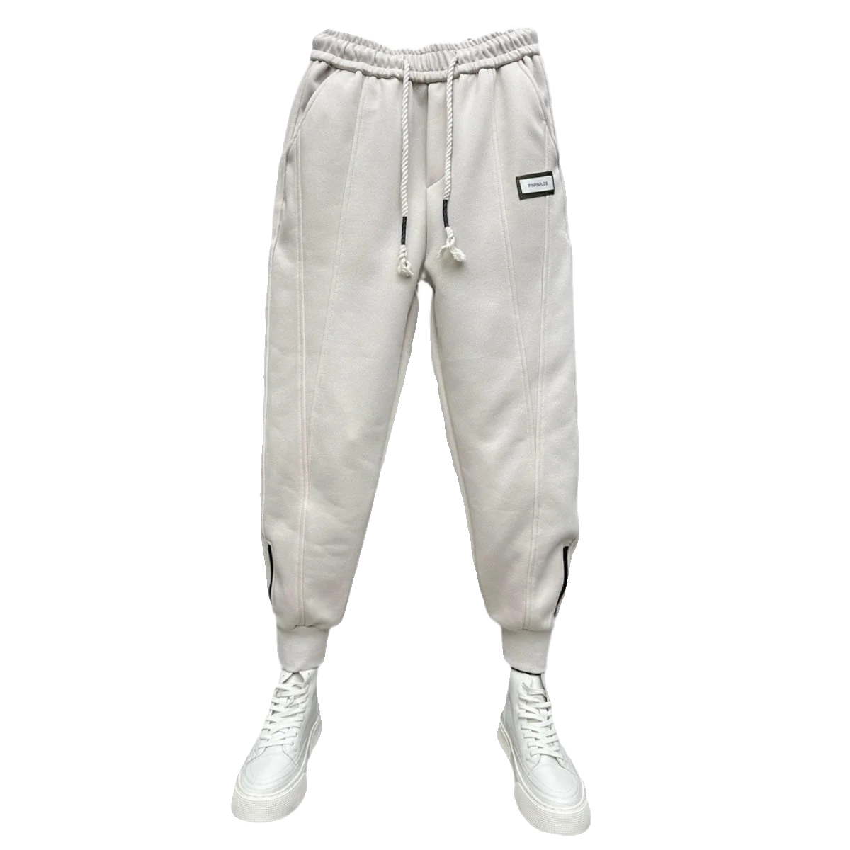 Новинка Весна 2024 модные брендовые мужские спортивные брюки в стиле пэчворк