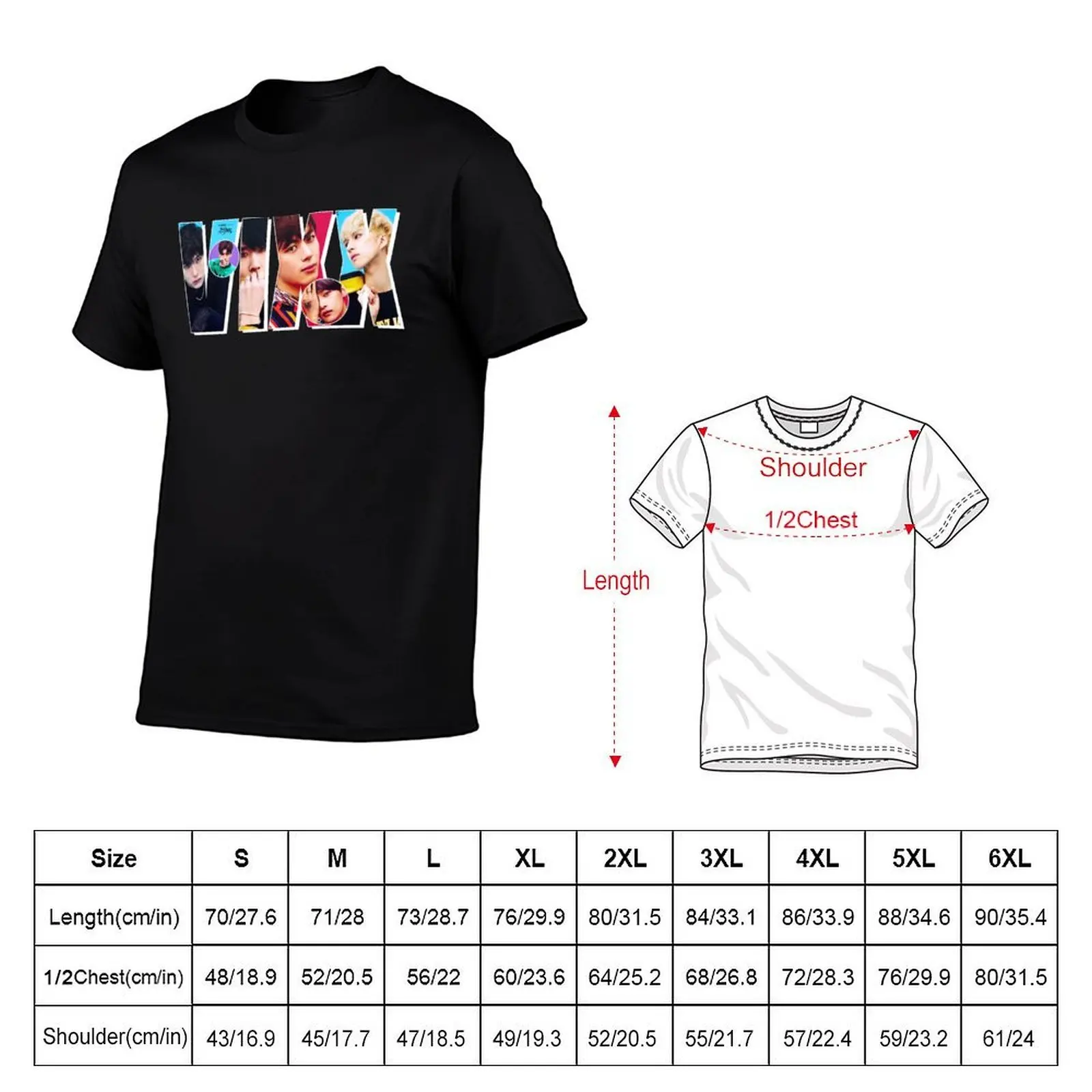 Фото Футболка VIXX больших размеров, летняя повседневная футболка №2