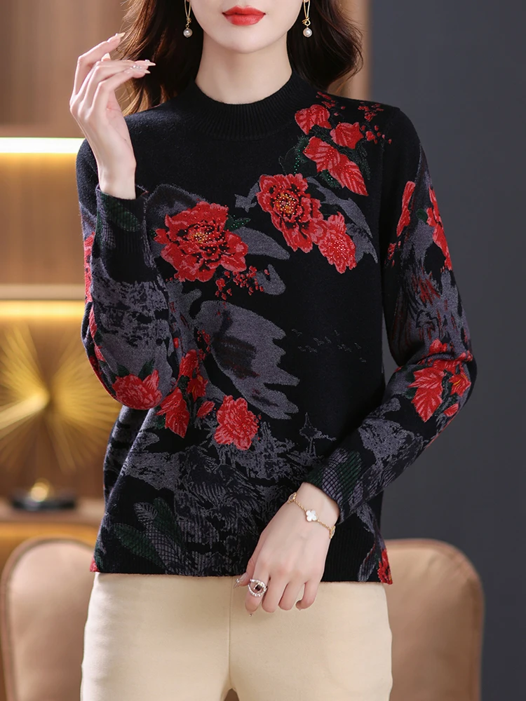 

Свитера с принтом осень-весна мягкие женские повседневные джемперы с длинным рукавом в Корейском стиле