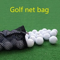 practical lightweight breathable holes mesh bag golf balls carrying holder for golf course golf net bag golf ball bag