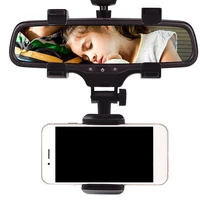universal car rearview mirror mount holder stand cradle rack for iphone samsung xiaomi oppo gps all cell mobile phone car holder