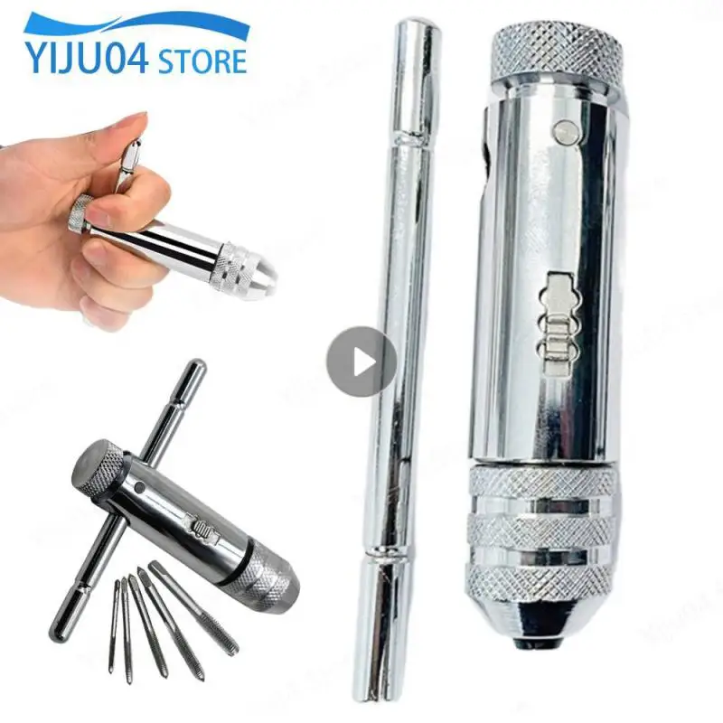 

Машинный винт с метрической резьбой, Т-образный кран, держатель для трещотки, регулируемый серебристый гаечный ключ, ручные инструменты без трещотки