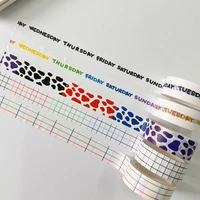 %e2%80%8bins color block grid washi tape english day of week sealing sticker stationery diy creative decorative tape 5m sticking tool