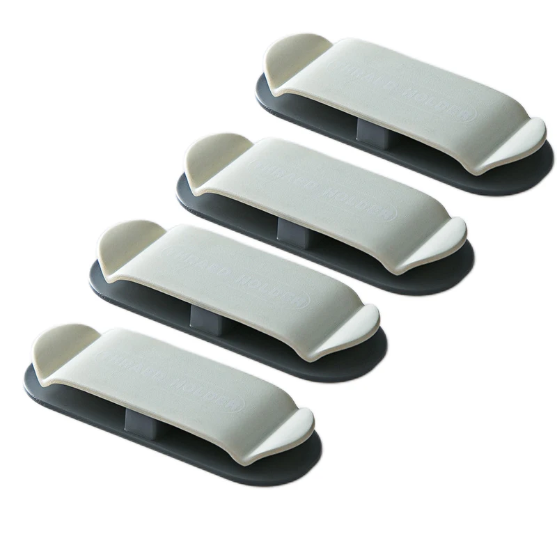 

Держатель Thraed, 4 шт., клейкий крючок без отверстий, настенный кухонный органайзер для хранения, стойка, держатель кабеля