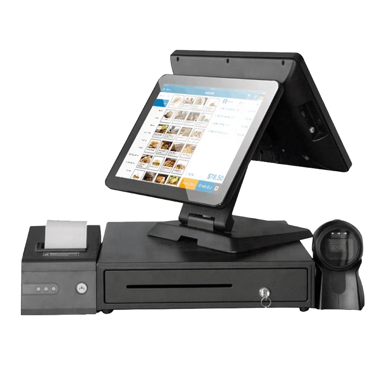 

15 Inch Touch Pos Terminal Windows Retail Pos System Dual Display Pos Machine