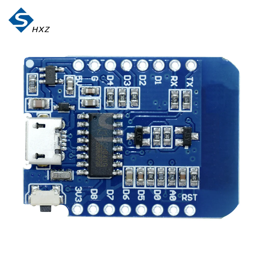 Плата разработки WeMos D1 MINI ESP8266 V2 Micro USB Wi-Fi CH340G CH340 Mini NodeMCU Lua IOT плата 3 В с контактами -