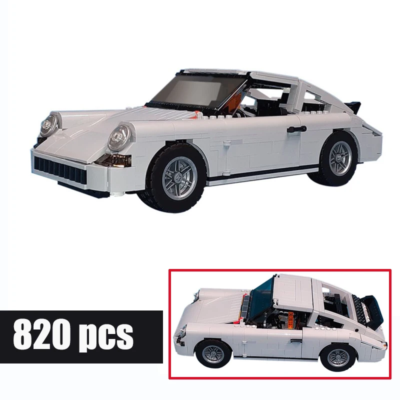 

New MOC-40405 820pcs Hypercar Super Racing Car Fit Highh Model Building Blocks Educational Xmas Gift For Children Gifts