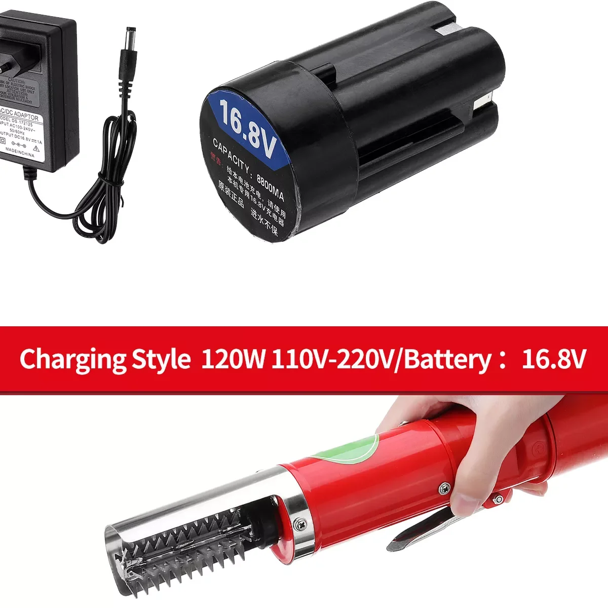 

120W Charging Portable Electric Fish Scaler Fishing Scalers Clean Fish Remover Cleaner Descaler Scraper Seafood Tools 2200MAH