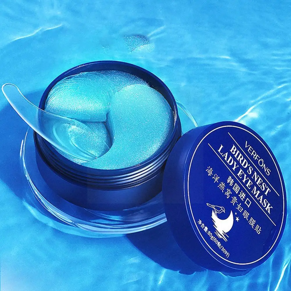

Hot 60 Pcs Marine Bird's Nest Eye Eye Firming Anti-aging Moisturizing Care Eye Eye Care Anti-wrinkle Lifting Skin Patc F3t3