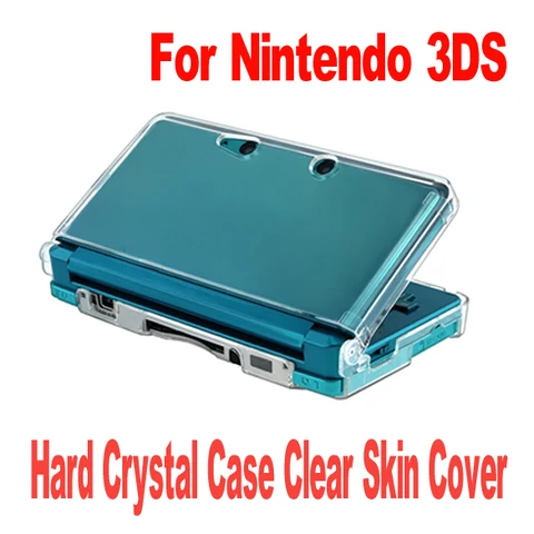 Защитный чехол для консоли Nintendo 3DS/3DS XL/2DS XL, легкий пластиковый кристально чистый защитный жесткий чехол, искусственная кожа