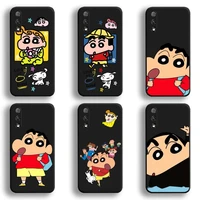 crayon shin chan phone case for huawei honor 30 20 10 9 8 8x 8c v30 lite view 7a pro