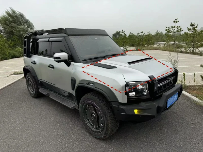 Подходит для Chery JETOUR Traveler T2 2023-2024 JMK автомобильный передний капот встроенный