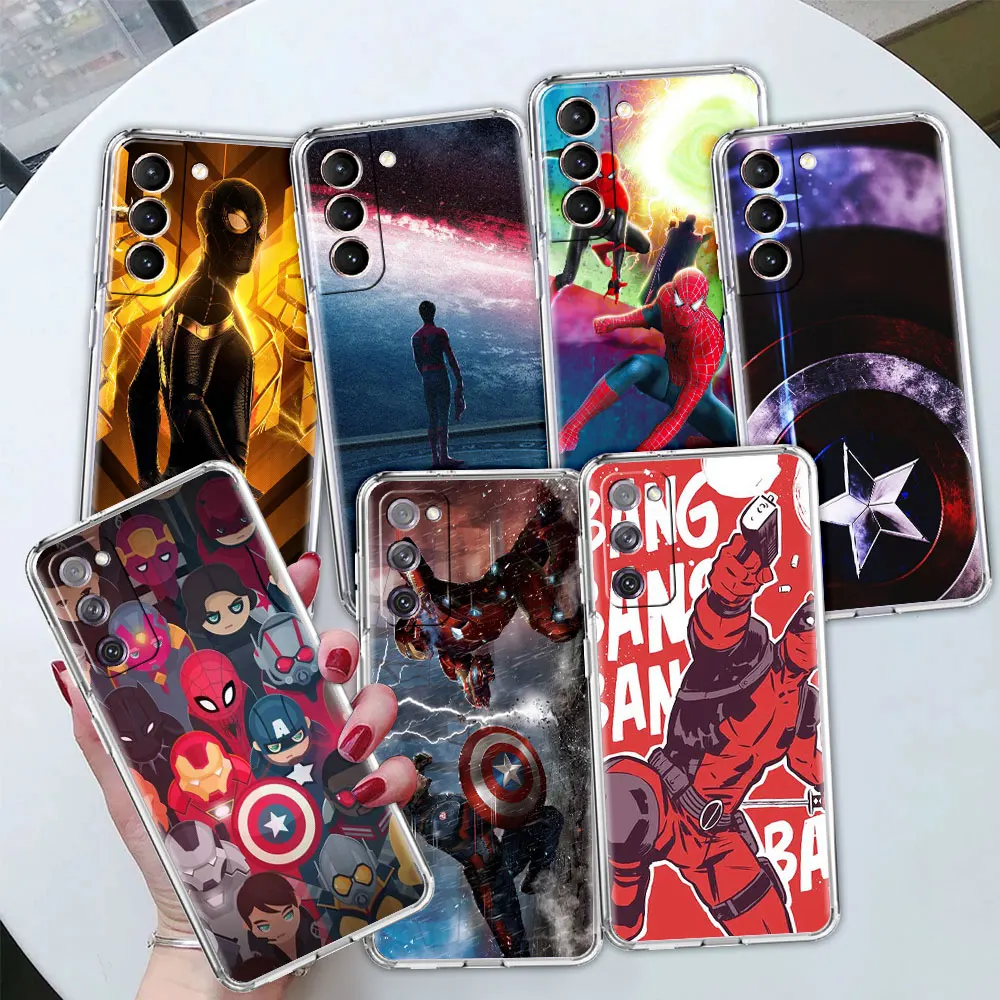 

Marvel Avengers Age Ultron Case for Samsung Galaxy S20 FE S22 Ultra S21 Plus S10 S9 S8plus Note 20 Clear Soft Phone Cover Funda
