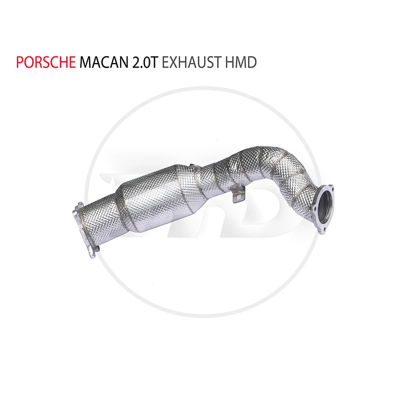 

HMD Exhaust Manifold Downpipe For Porsche Macan 2.0 T 3.0T Car Accessories With Catalytic Converter Header Without Cat Pipe