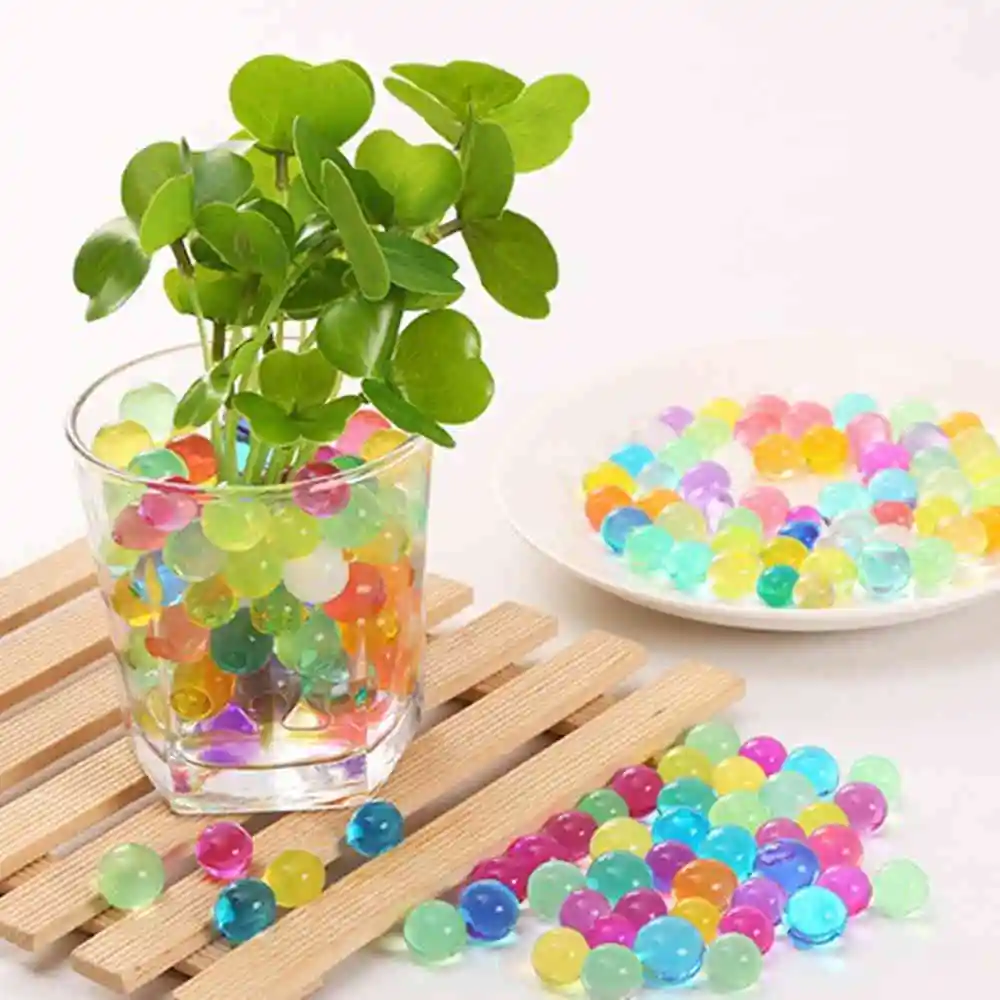 

Plant Decor Hydrogel Bottle Color flowers Crystal Mix Balls Beads Water Rainbow Soil DIY Jelly Potted Grow magic Mud Vase