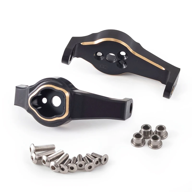 

2Pcs Brass Caster Blocks Protal Drive C Hub Carrier for Traxxas TRX4 TRX-4 TRX-6 1/10 RC Crawler Car Upgrade Parts