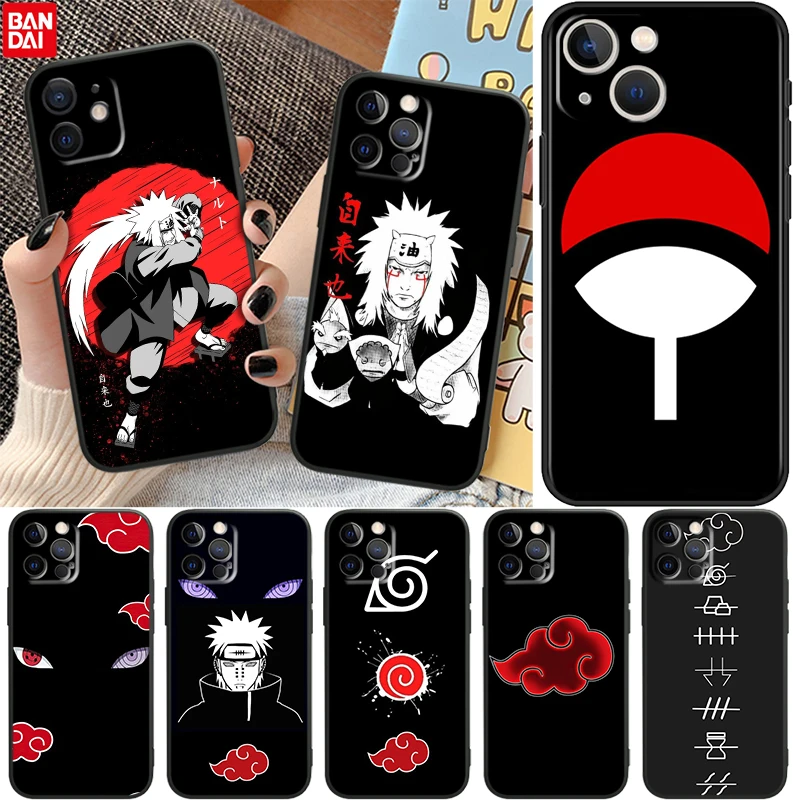 anime naruto hot boy for apple iphone 13 12 11 pro max mini xs max x xr 6 7 8 plus 5s se 2020 tpu soft silicone black phone case free global shipping