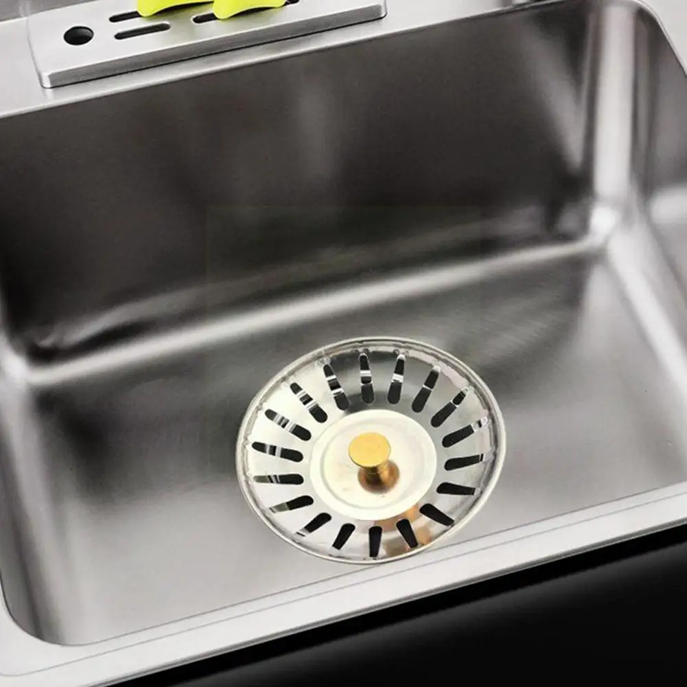 

Steel Abs Kitchen Sink Stopper Plug For Bath Drain Drainer Strainer Basin Water Rubber Sink Cover Sinkhole S7j7