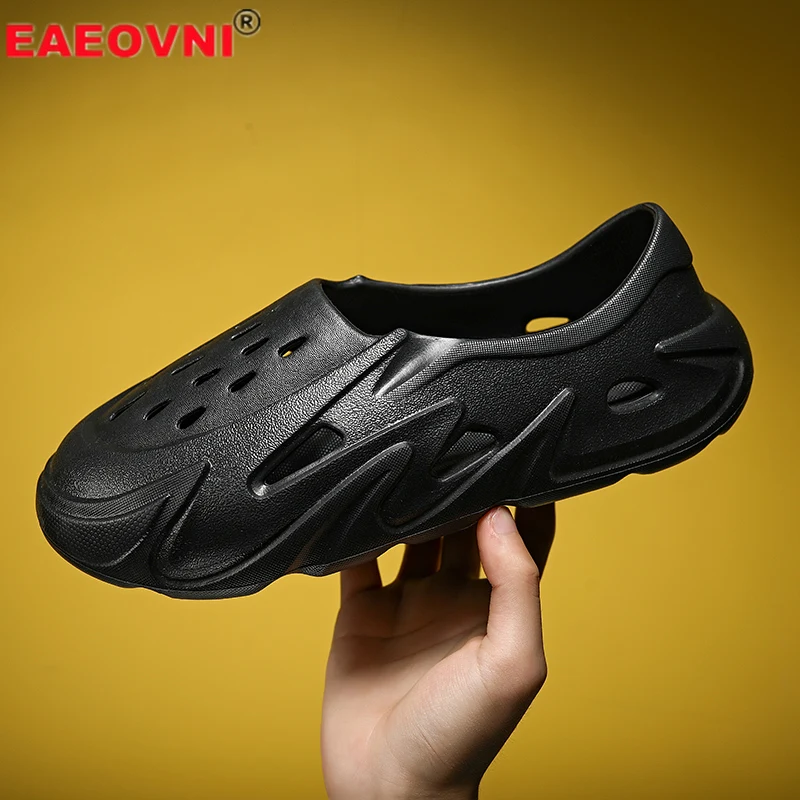 

Summer Men Shoes Casual Sports Beach Sandals Fashion Soft Bottom Comfortable Hollow Breathable Thick Bottom Men's Sports Shoes