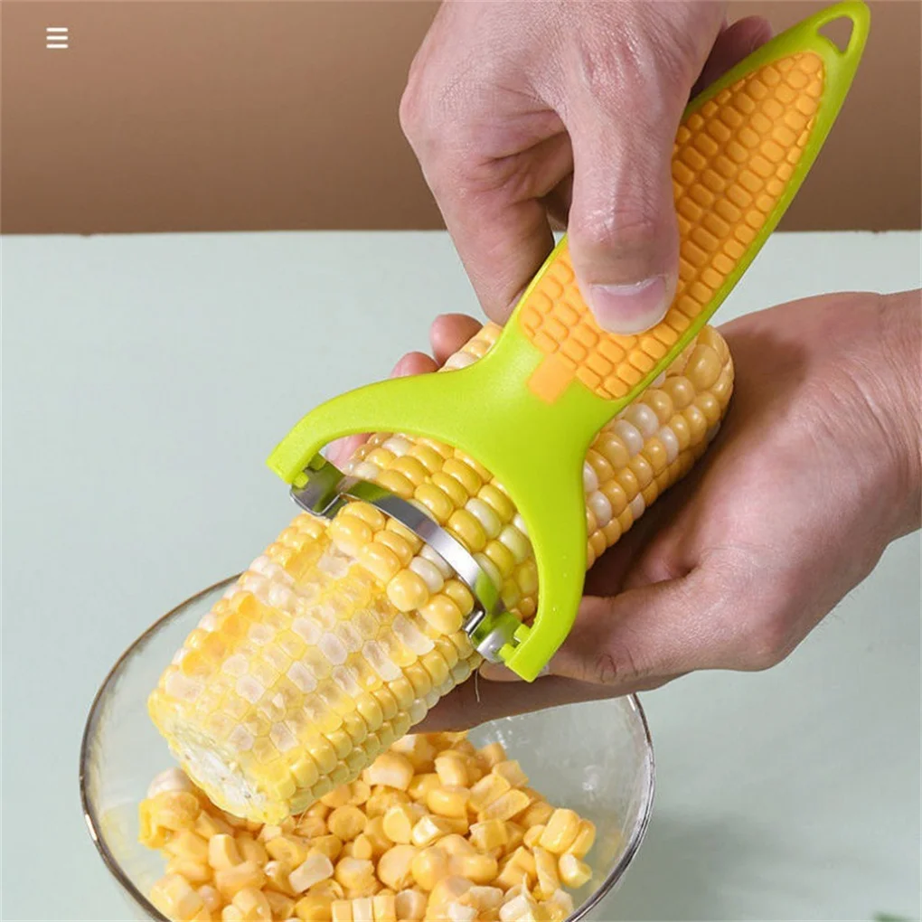 

3 Pieces Corn Peeler Stainless Steel Peeling Tool Remover Barbecue