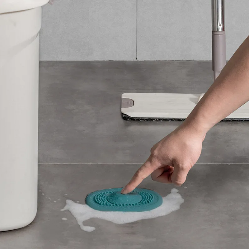 

Kitchen Sink Silicone Drain Strainer Universal Anti-clogging Household Sink Hair Catcher Stopper Shower Bathroom Deodorant Tools