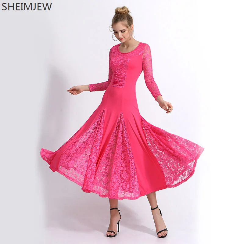 Новинка современное танцевальное платье для вальса костюм бальных танцев