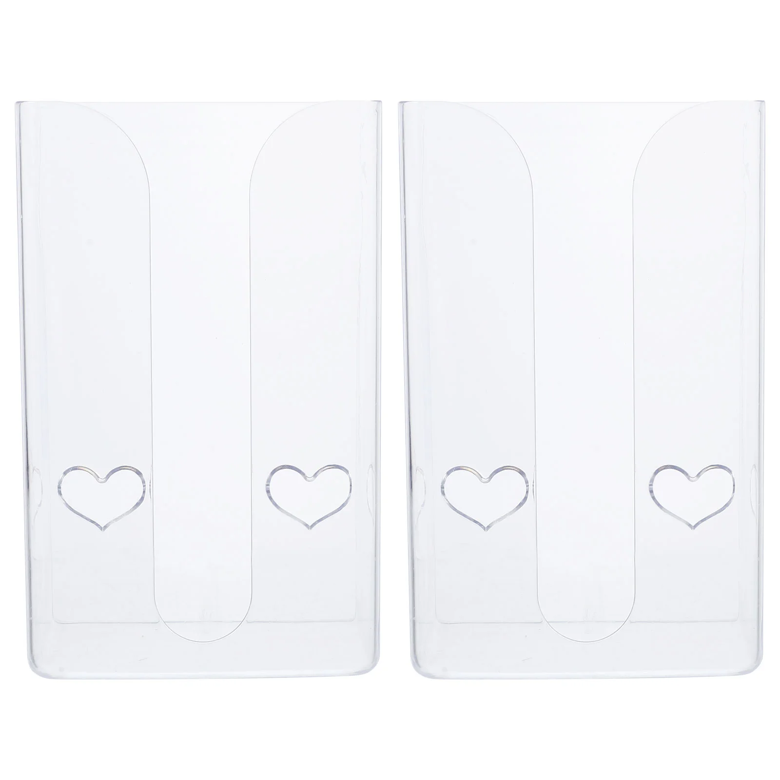 

2 Pcs Wall Mounted Toilet Paper Holder Wall-mounted Box Tissue Napkin Non-perforated Container Cases Containers Towel