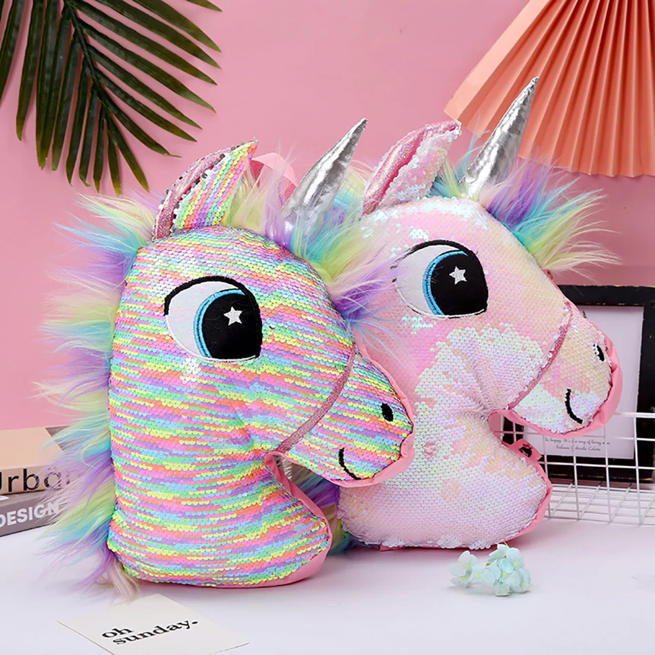 

Блестки для девочек, детский Блестящий мультяшный рюкзак на плечи русалки, милый детский сад, мультяшный школьный рюкзак